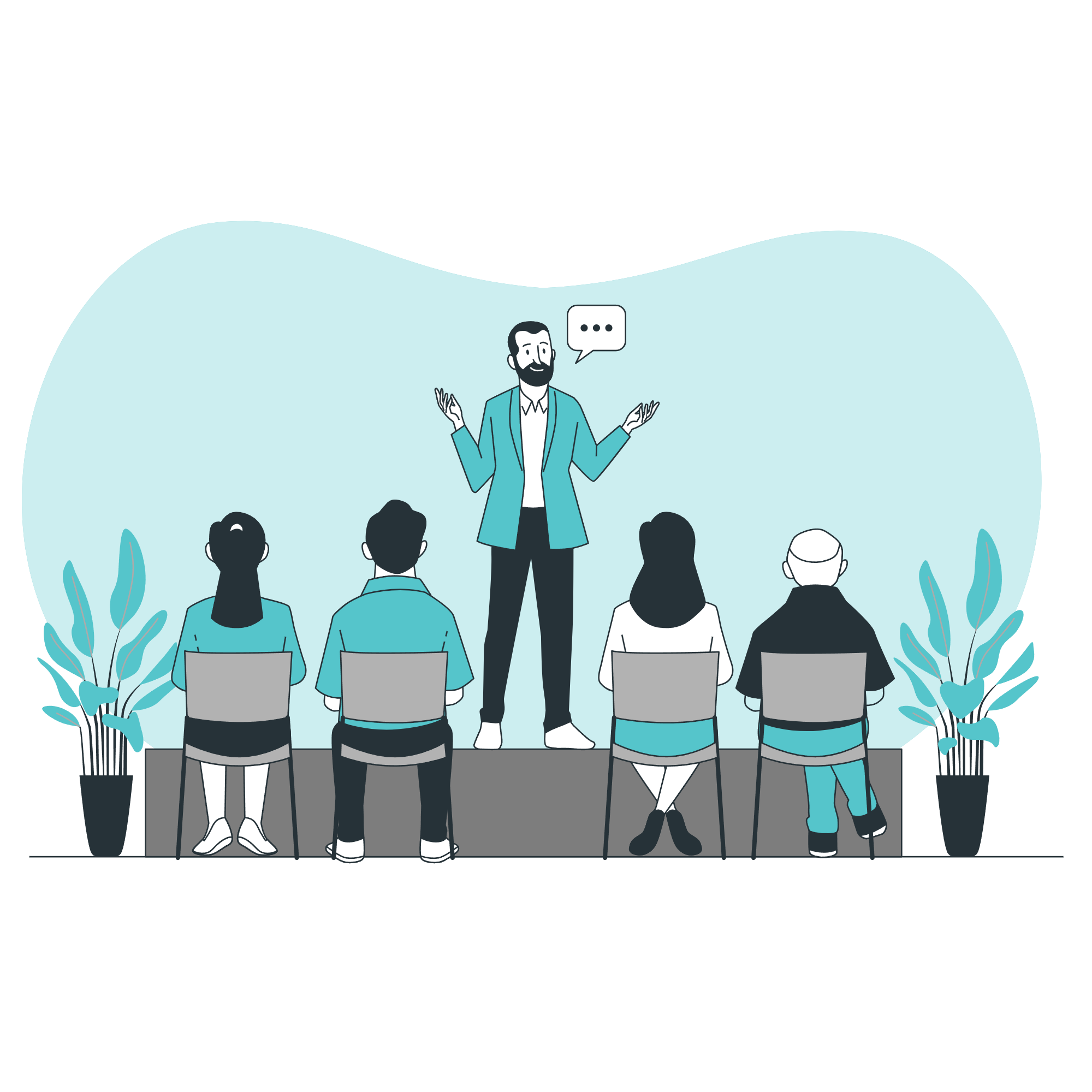 Seminar-bro (1) People illustrations by Storyset